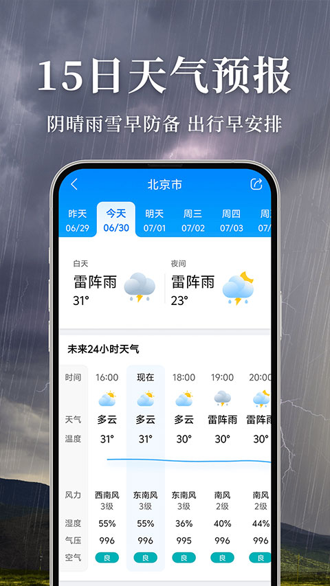 准雨天气