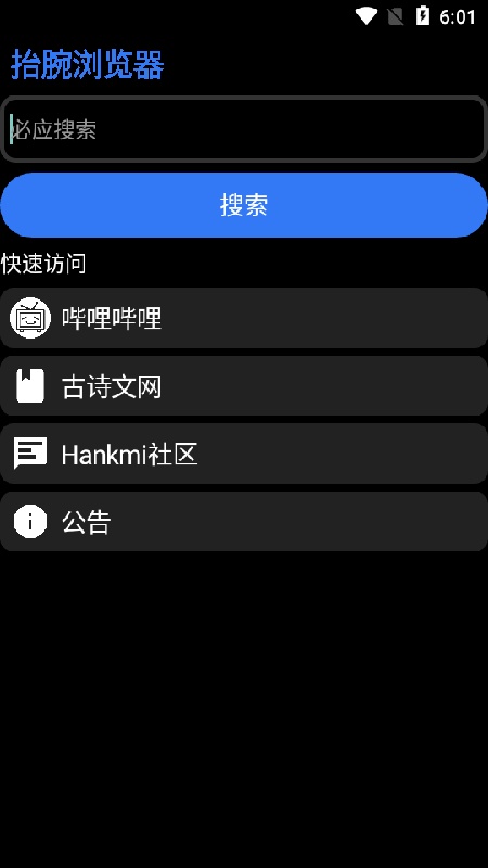 抬腕浏览器手表版