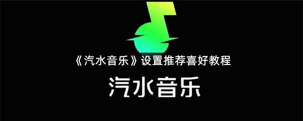 《汽水音乐》设置推荐喜好教程