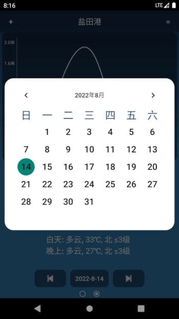 潮汐预报